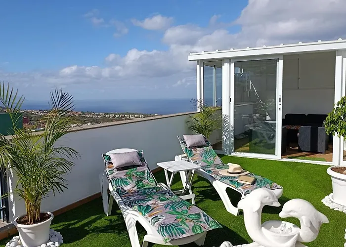 公寓 Vistas Al Teide 2 Con Vistas Al Teide, Mar Y Montana *